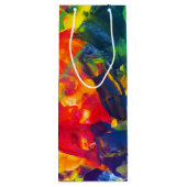 SPW psychedelische spiraal Wijn Cadeautas (Achterkant)