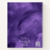 SPWW Free-Flowing Violet Haze Paarse Notitieboek (Achterkant)