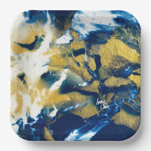 SPWW Gleaming Indigo Paper Bord (Voorkant)