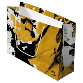 SPWW ontstoken Soul Black & Gold Abstract Groot Cadeauzakje