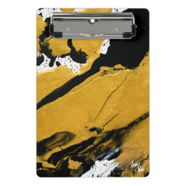 SPWW ontstoken Soul Black & Gold Abstract Mini Klembord