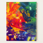 SPWW Psychedelic Spiral Grote Maandelijkse Planner (Achterkant)