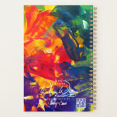SPWW Psychedelic Spiral Kleine Maandelijkse Planne Planner (Achterkant)