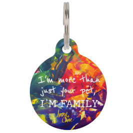 SPWW Psychedelic Spiral Round Pet Tag Huisdierpenning