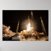 SpX CRS-9 het Poster van de Lancering (Voorkant)
