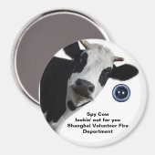 Spy Cow cherche pour vous SVFD amusant aimant (Recto/Verso)