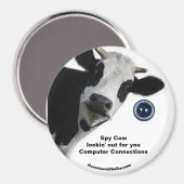 Spy Cow cherche pour vous un aimant amusant (Recto/Verso)