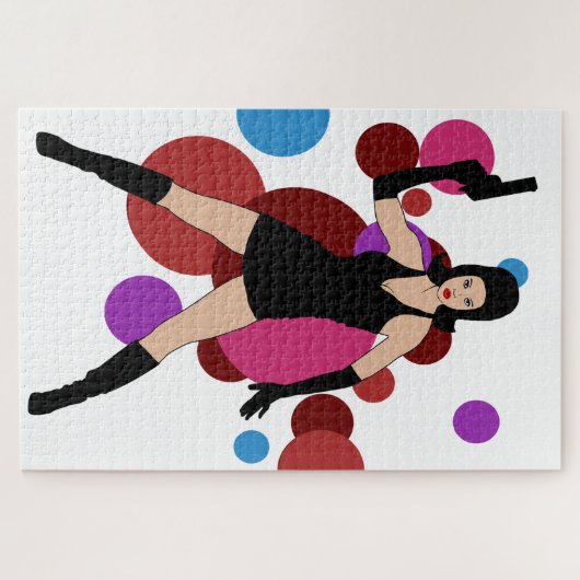 Spy Girl van 60 jaar Legpuzzel (Horizontaal)