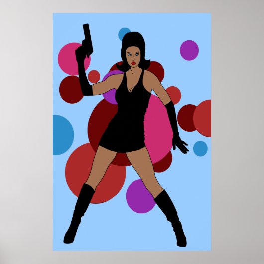 Spy Girl van 60 jaar Poster (Voorkant)