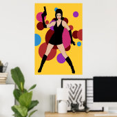 Spy Girl van 60 jaar Poster (Thuiskantoor)