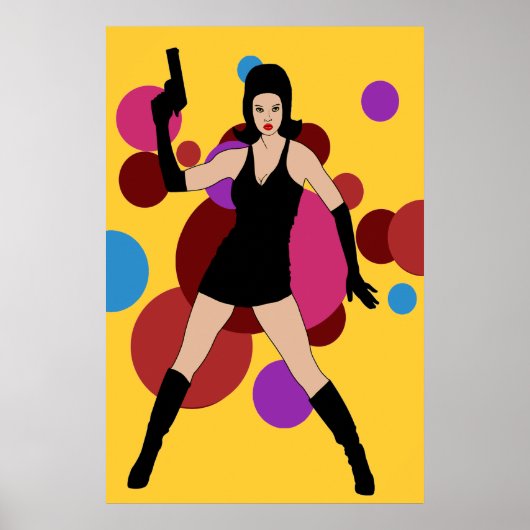 Spy Girl van 60 jaar Poster (Voorkant)