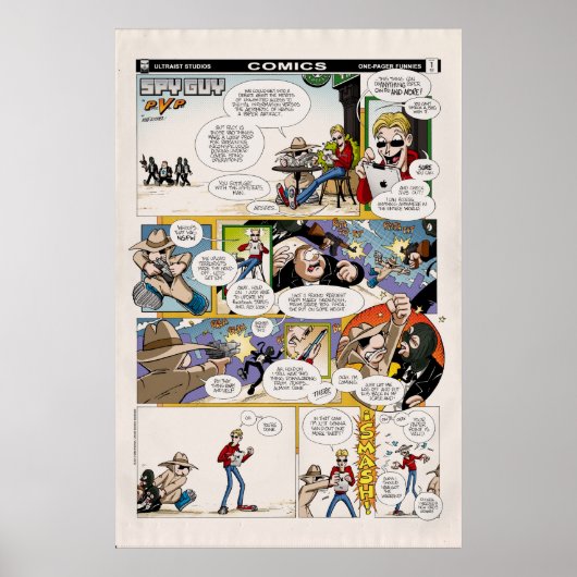 SPY GUY: One-Pager Funnies #1 Poster (Voorkant)