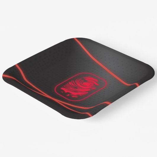 Spy Party Laser Borden Papieren Bordje (Gebogen)