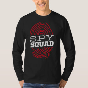 Spy Squad Investigator Privé rechercheur Investiga T-shirt