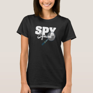 Spy Squad Police Crime Investigator Privé Detect T-shirt