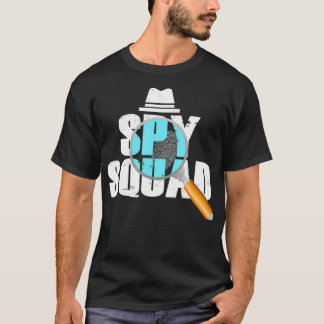 Spy Squad Police Crime Investigator Privé Detect T-shirt
