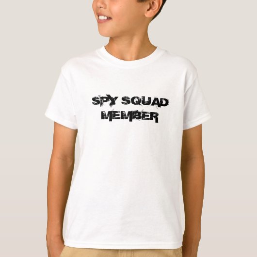 Spy squad t-shirt (Voorkant)