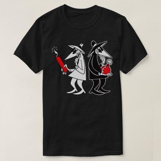 Spy vs spiy t-shirt (Design voorkant)