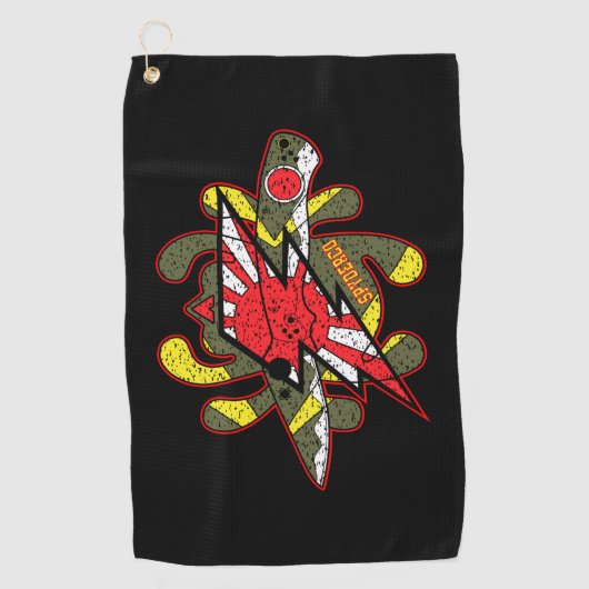 Spyderco Knives Kamikaze Zero Golf Towel Golfhanddoek (Voorkant)