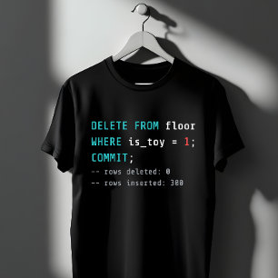 SQL DELETE FROM Vloer Codeer Grap T-shirt