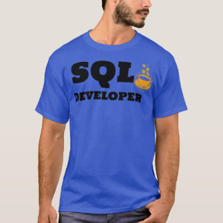 SQL Developer en Coffee T-shirt