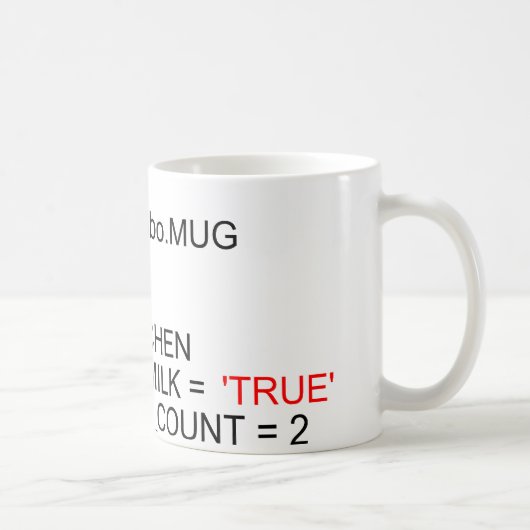 SQL Server Programmers Coffee Mok (Rechts)