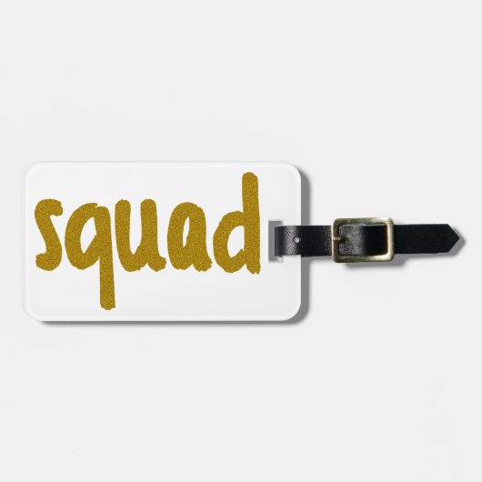 Squad Bagagelabel (Voorkant horizontaal)