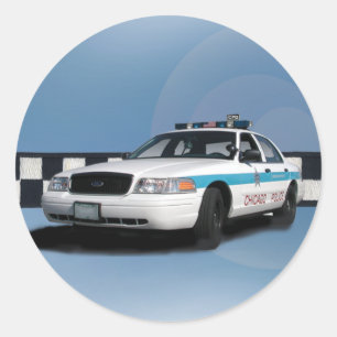 Squad Checkerband Blauwe Stickers