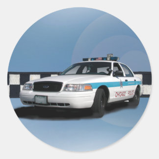 Squad Checkerband Blauwe Stickers