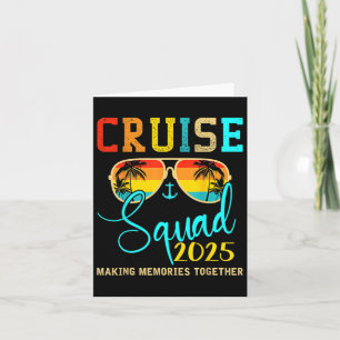 Squad Crew Cruise 2025 Zomervakantie Matching Fa Kaart