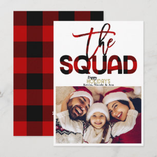 SQUAD Family kerstfeestay - fotokaart Kaart