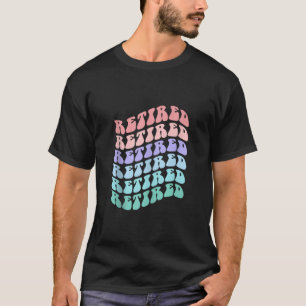 Squad GEPENSIONEERD retro  Niet Mijn Probleem Meer T-shirt