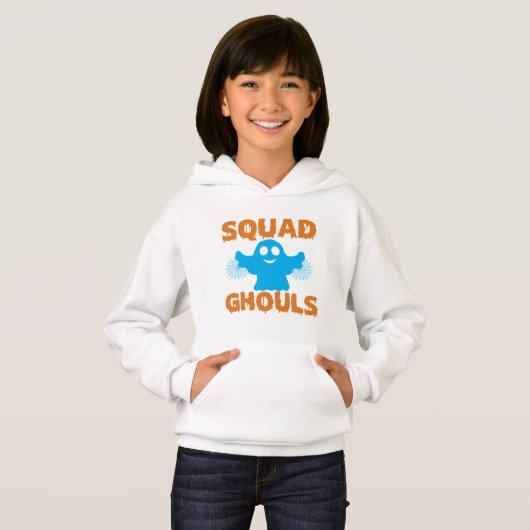 Squad Ghouls Filles Sweat - shirt à capuche (Devant entier)