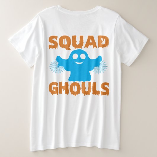 Squad Ghouls Plus Size T-Shirt (Design achterkant)