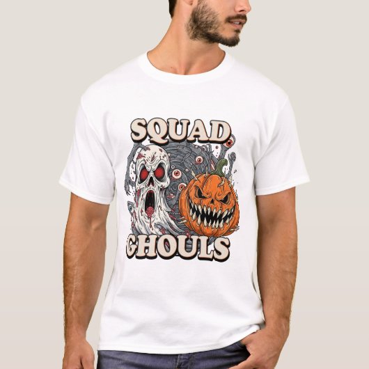 Squad Ghouls - T-shirt Halloween Éffrayant (Devant)