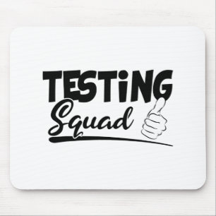 Squad Grappig examen Test Dag Cadeaus voor Student Muismat