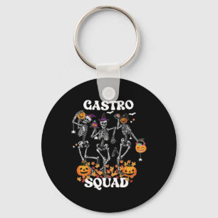 Squad Halloween Skeleton Dancing Endoscopie Nurse  Sleutelhanger