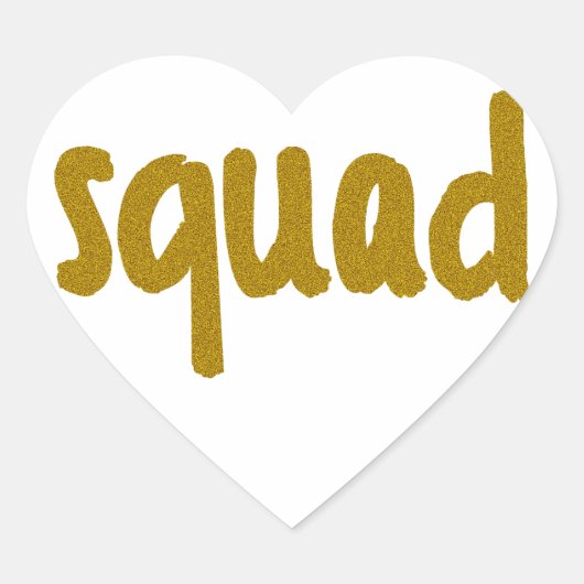 Squad Hart Sticker (Voorkant)