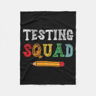 Squad Kostuum Test Dag Leraar Student Grappige Sch Fleece Deken