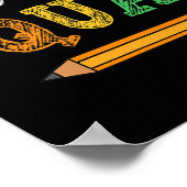 Squad Kostuum Test Dag Leraar Student Grappige Sch Poster (Hoek)