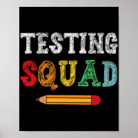 Squad Kostuum Test Dag Leraar Student Grappige Sch