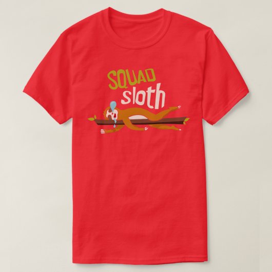 Squad Sloth T-shirt (Design voorkant)