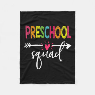Squad Teacher Student Team Terug Naar School Fleece Deken