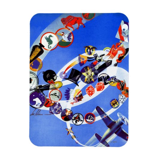 Squadron Insignia Magneet (Verticaal)