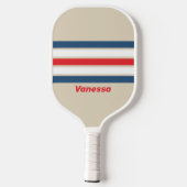  Squadron Over Striping Met Naam Pickleball Paddle (Achterkant)