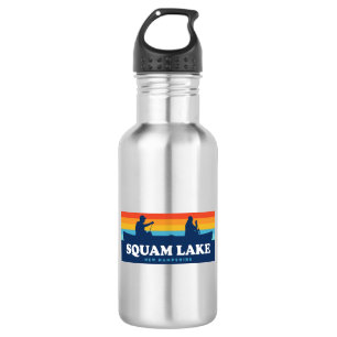 Squam Lake New Hampshire Canoe Waterfles