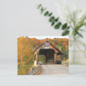 Squam River Covered Bridge Ashland Briefkaart (Staand voorkant)