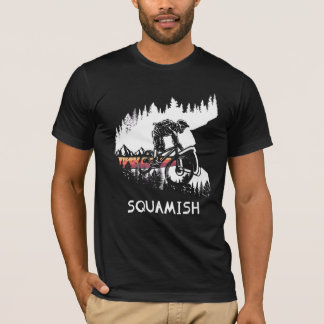 Squamish Mtb Downhill Trail Biker British Columbia T-shirt