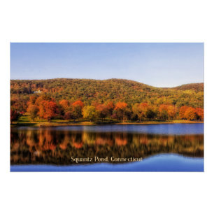 Squantz Pond, Connecticut Perfect Poster