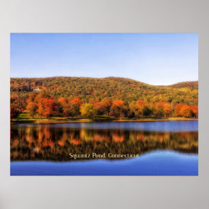 Squantz Pond, Connecticut Poster